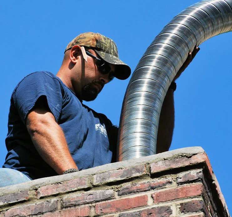 Installing a Stainless Steel Chimney Liner Installing a Stainless Steel Chimney Liner