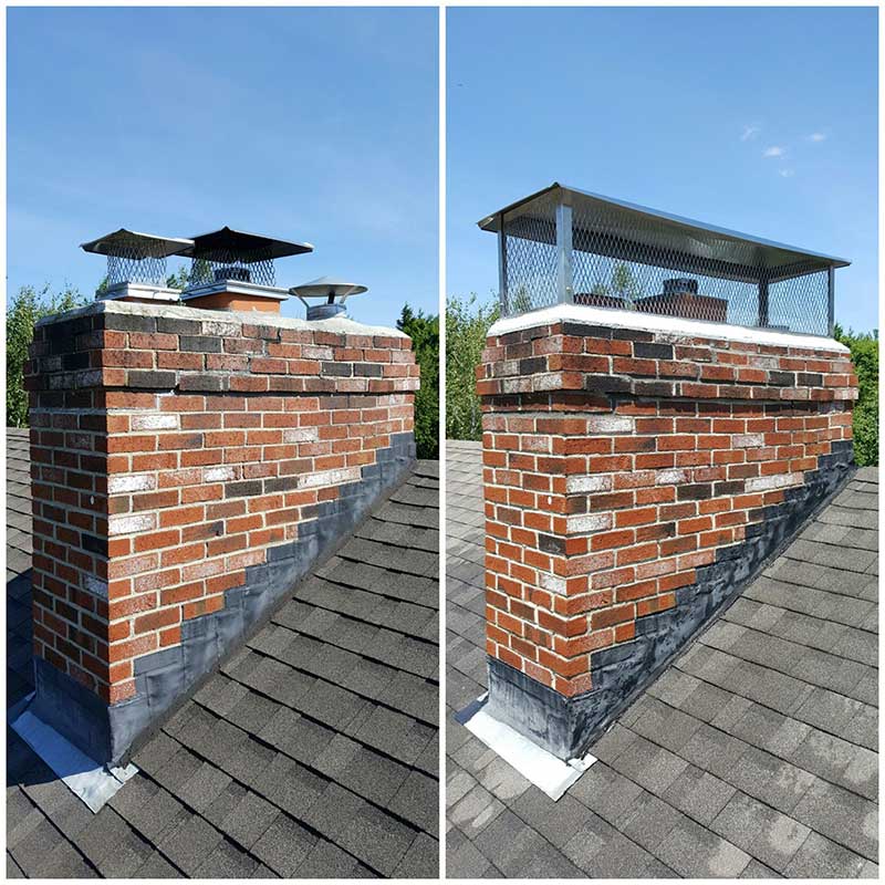chimney cap renovation